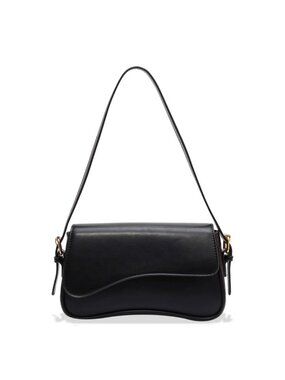Y2K Shoulder Bag for Women PU Leather Crossbody Clutch Purse Retro Satchel